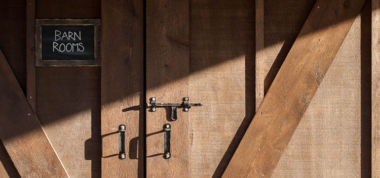 the barn at Bell Valley Retreat in Anderson Valley, Mendocino County, California